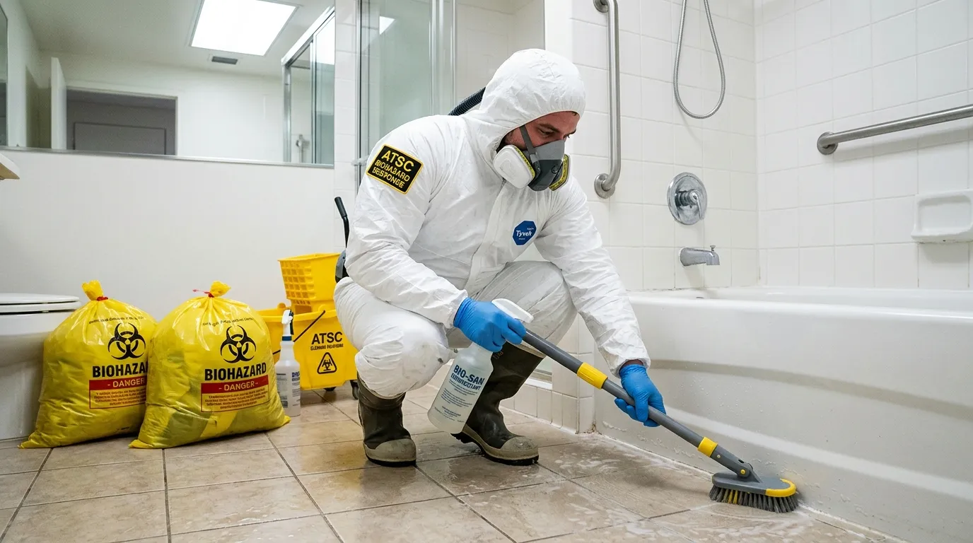 Decontamination equipment deployed for Blood Cleanup in Hampton Bays